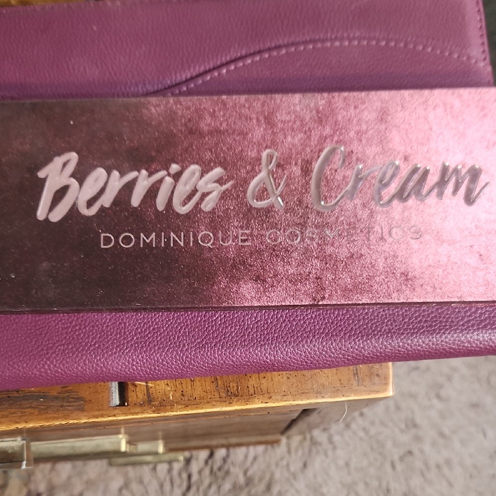 Dominique Cosmetics Berries & Cream Purple Bag